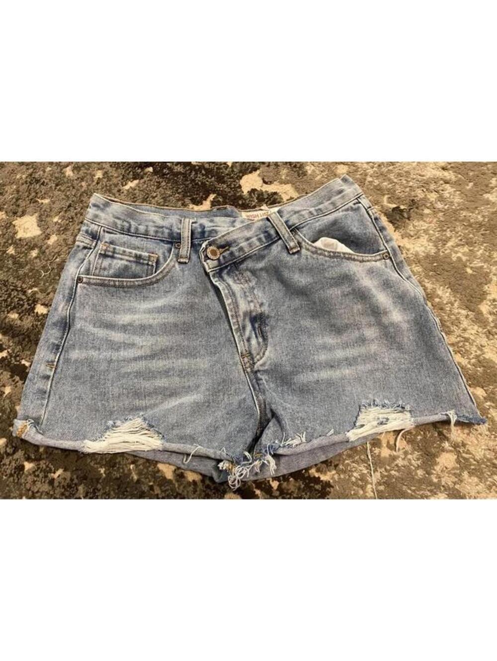 Wishlist Diana Crossover Denim Jeans Shorts | Women’s sz Small